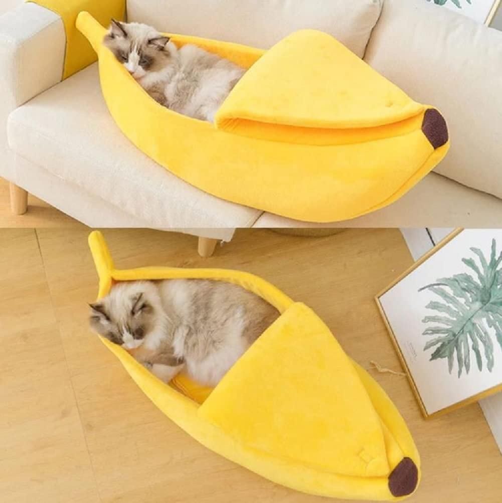 Banana Cat Bed, Pet Bed, Pet Bed for Cats, Rabbits&Small