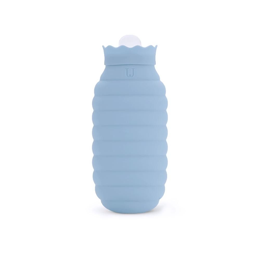 Hot Water Bag Microwave Heating Silicone Bottle Winter Heater With Knitted Cover Hand Warmer Hot Water Bottle 313/620ml For Girls Women