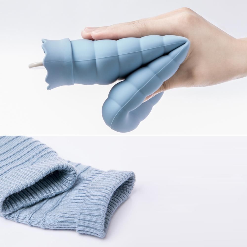 Hot Water Bag Microwave Heating Silicone Bottle Winter Heater With Knitted Cover Hand Warmer Hot Water Bottle 313/620ml For Girls Women