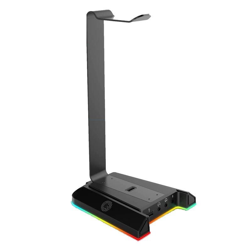 RGB Headset Stand, Headphone Holder, Desk Gaming