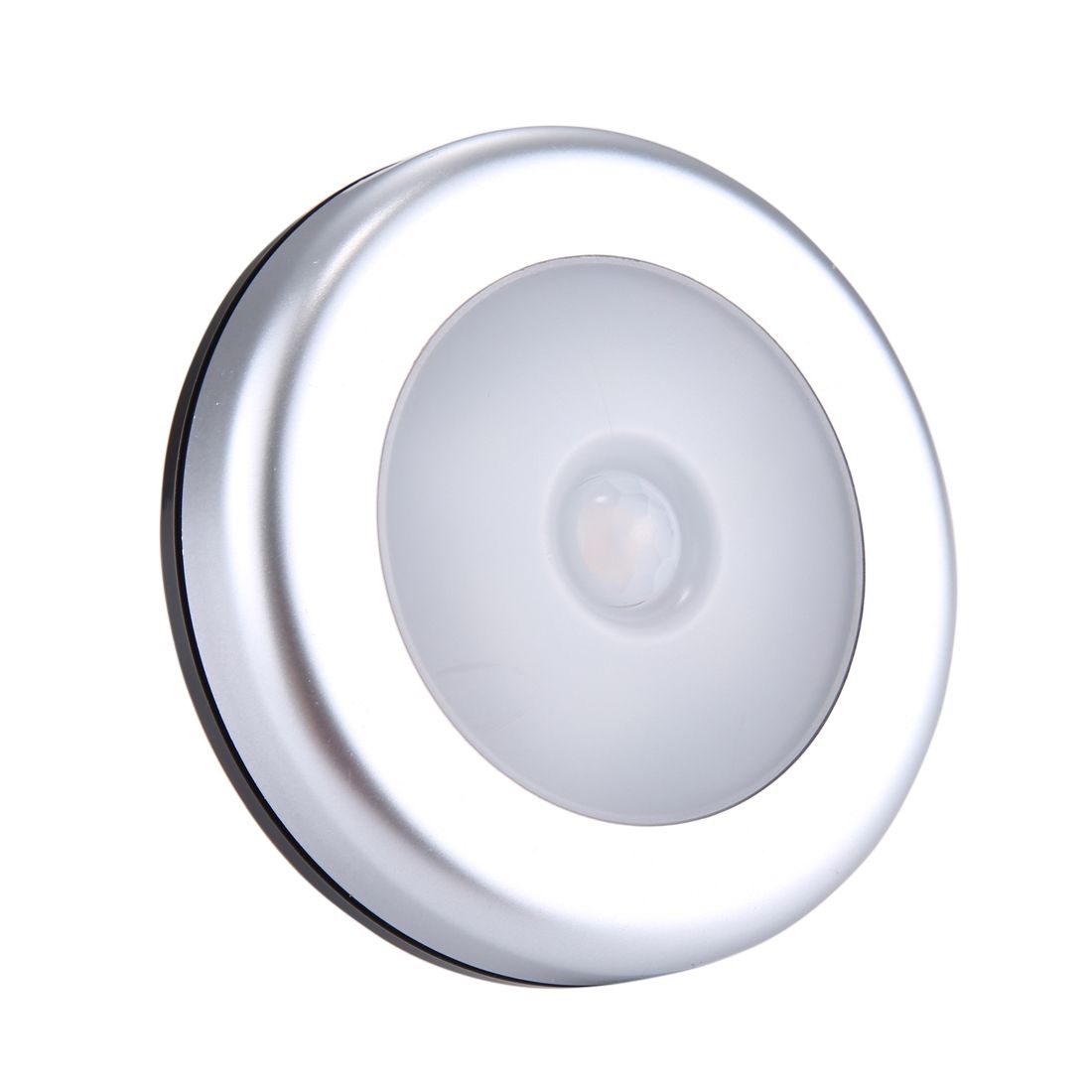 0.3W 6 LEDs PIR Human Body Motion Sensor + Light Control White Light Mini LED Night Light For Closet / Cabinet / Stairways / Bedroom, Sensor Distance: 5m, DC 5V
