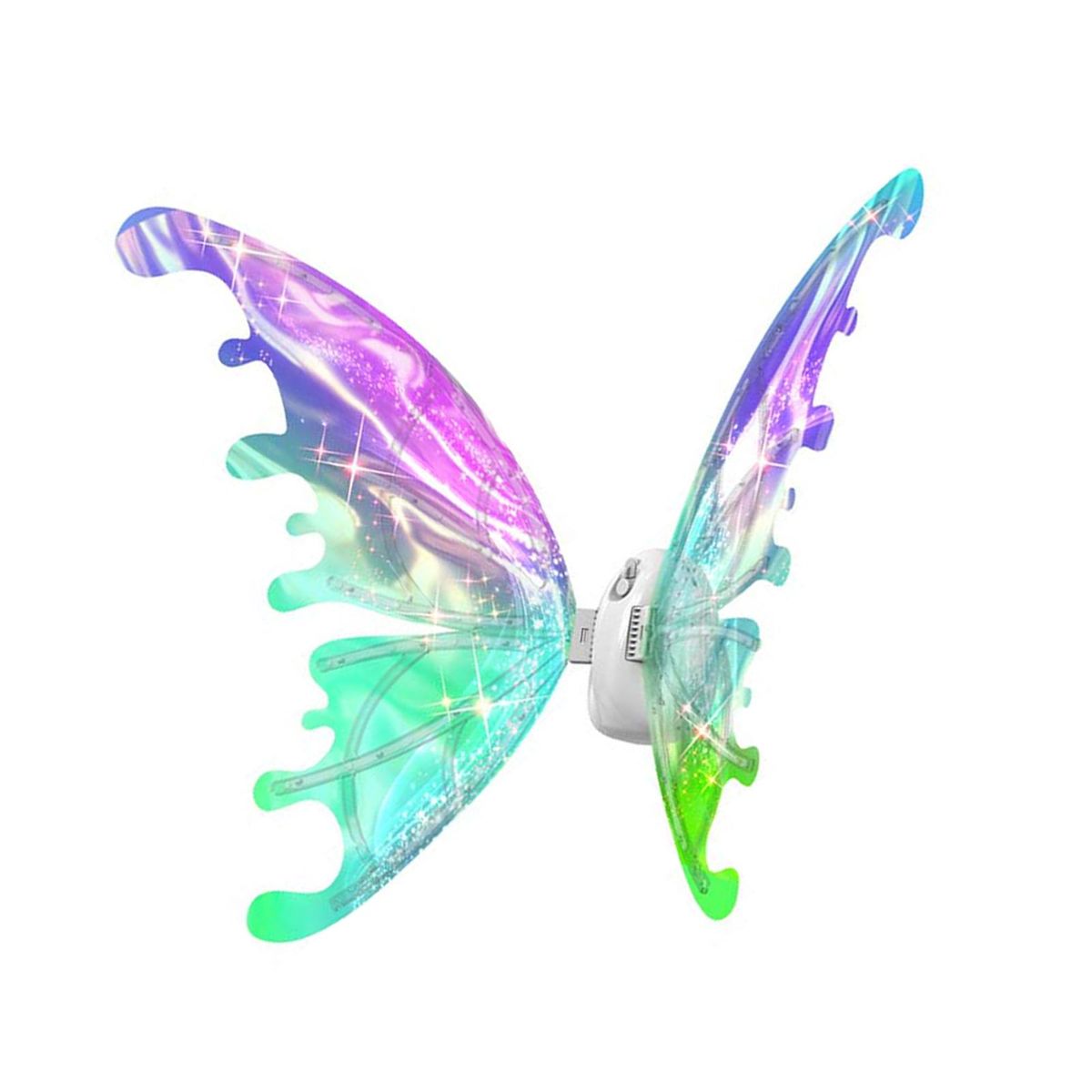 Elf Wings Fairy Wings Costume Accessory for Women Kid Girl DIY Assembly without LED Light