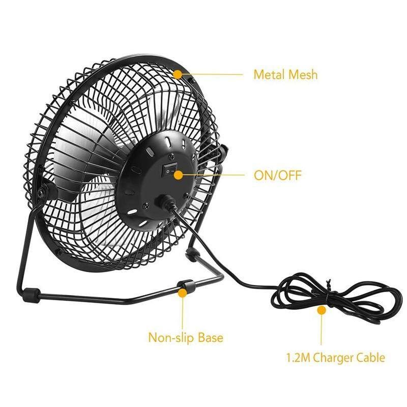 10W 6V Waterproof Solar Panel + 6'' Iron Solar Powered USB Fan RV Car Camping Pet Chicken House Ventilator Outdoor Home Cooling Ventilation Kit