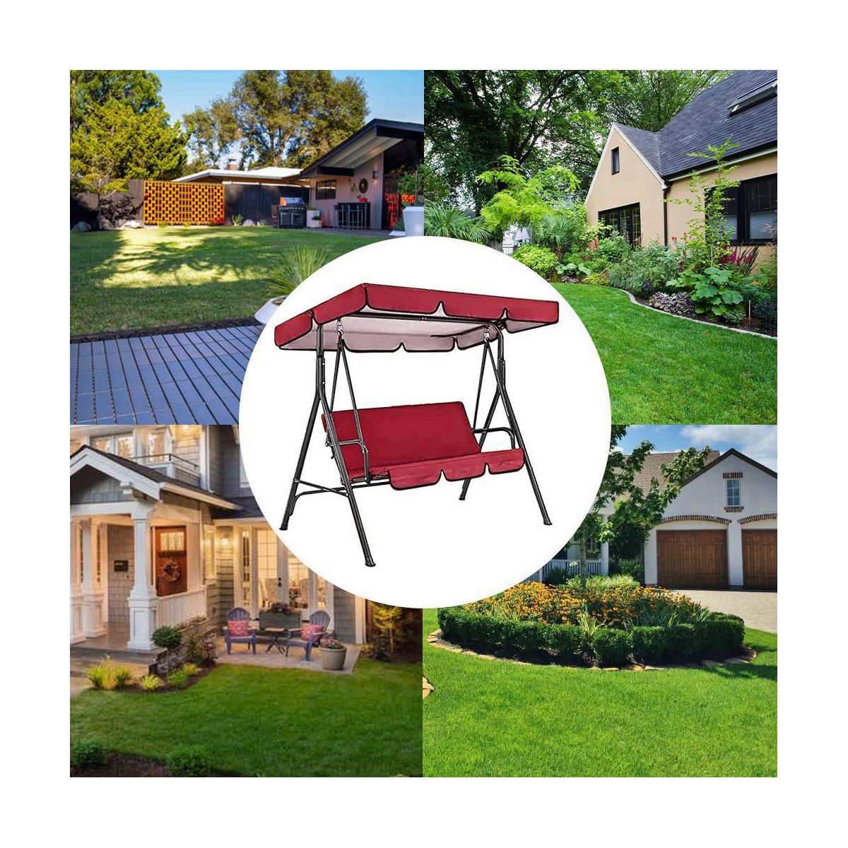 Replacement Canopy,Outdoor Garden Swing Chair