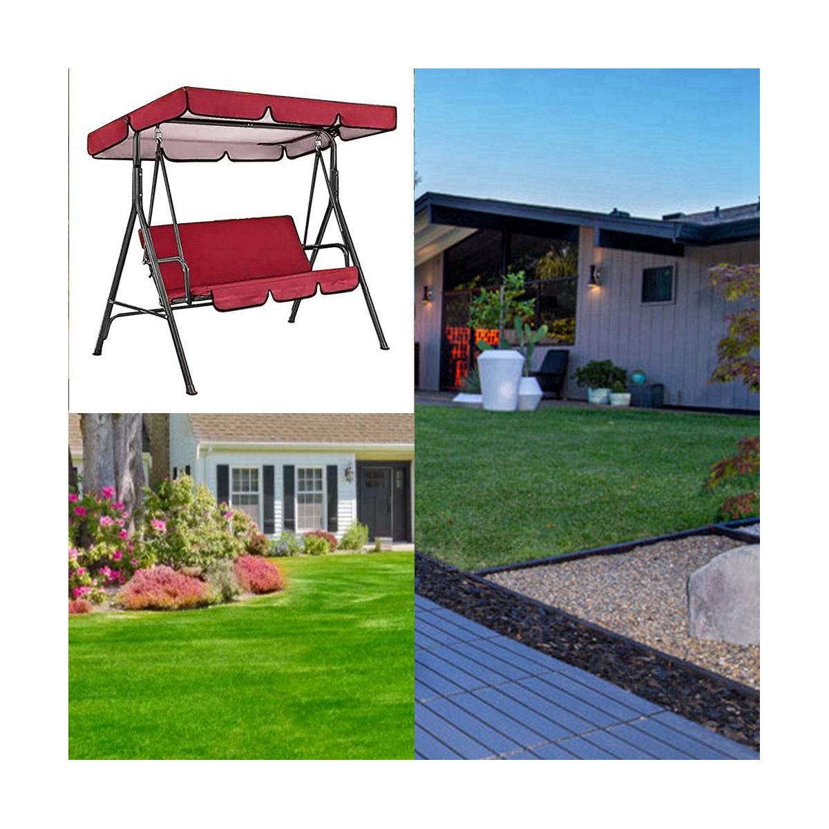 Replacement Canopy,Outdoor Garden Swing Chair