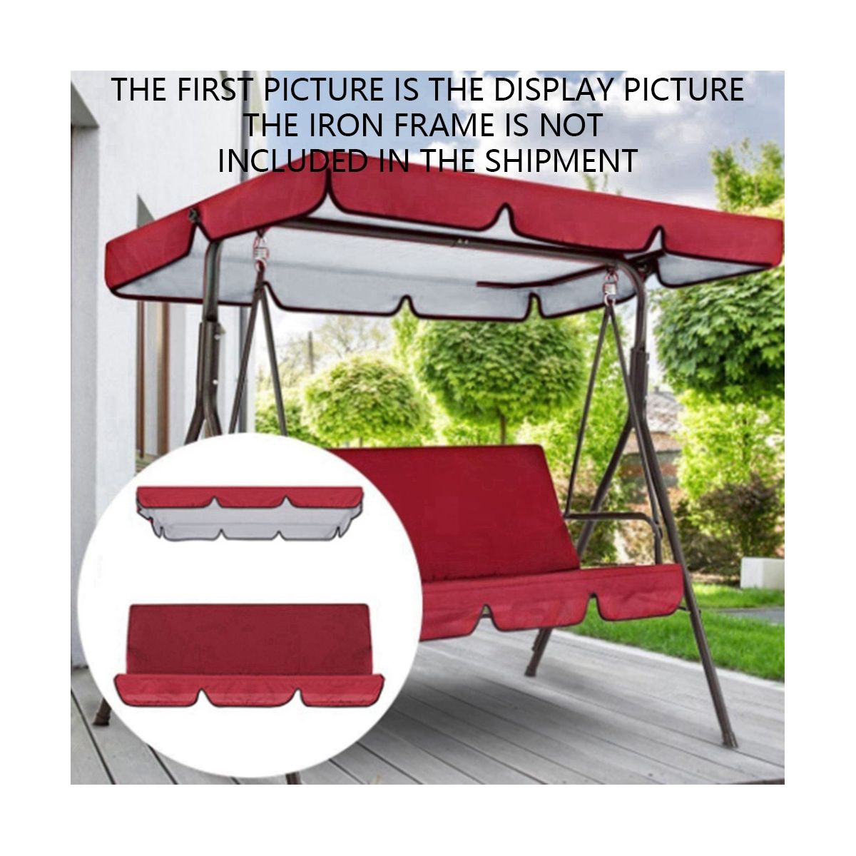 Replacement Canopy,Outdoor Garden Swing Chair