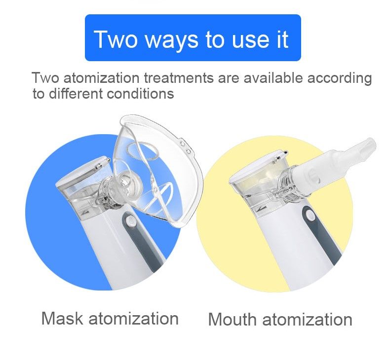 Portable Household Medical Inhaler Vibrating Nebulizer Machine Mesh Nebulizer For Child Adult
