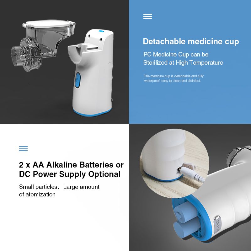 Cough Care Atomizer Medical Portable Nebulizer Mini Mesh Nebulizer
