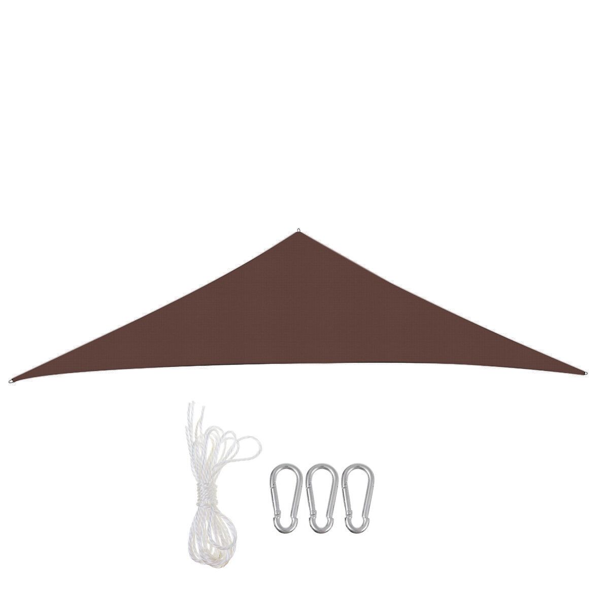 Sun Shade Sail Awning UV Canopy Screen Shelter Camping With 4Pcs Hooks For Garden Swimming Pool Outdoor Patio Yard Pergola Fence Picnic Beach Square 3X2M