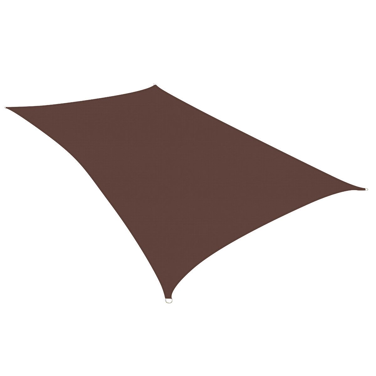 Sun Shade Sail Awning UV Canopy Screen Shelter Camping With 4Pcs Hooks For Garden Swimming Pool Outdoor Patio Yard Pergola Fence Picnic Beach Square 3X2M