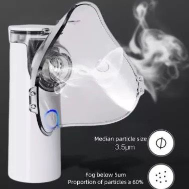 Portable Mini Handheld Inhaler Atomizer Medical Ultrasonic Mesh Nebulizer