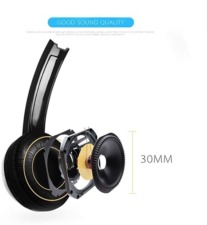 Wired Headphones Stereo Hifi Headsets With Mic For Computer