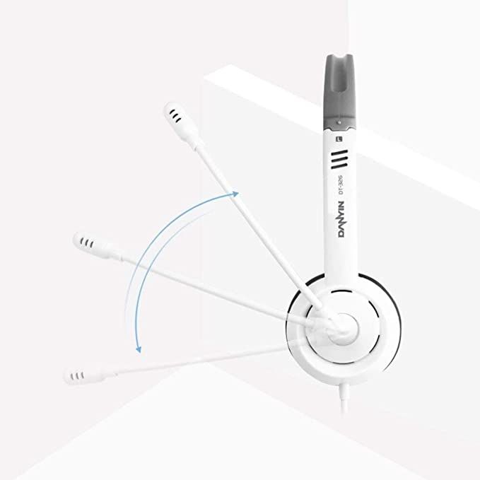 Wired Headphones Stereo Hifi Headsets With Mic For Computer