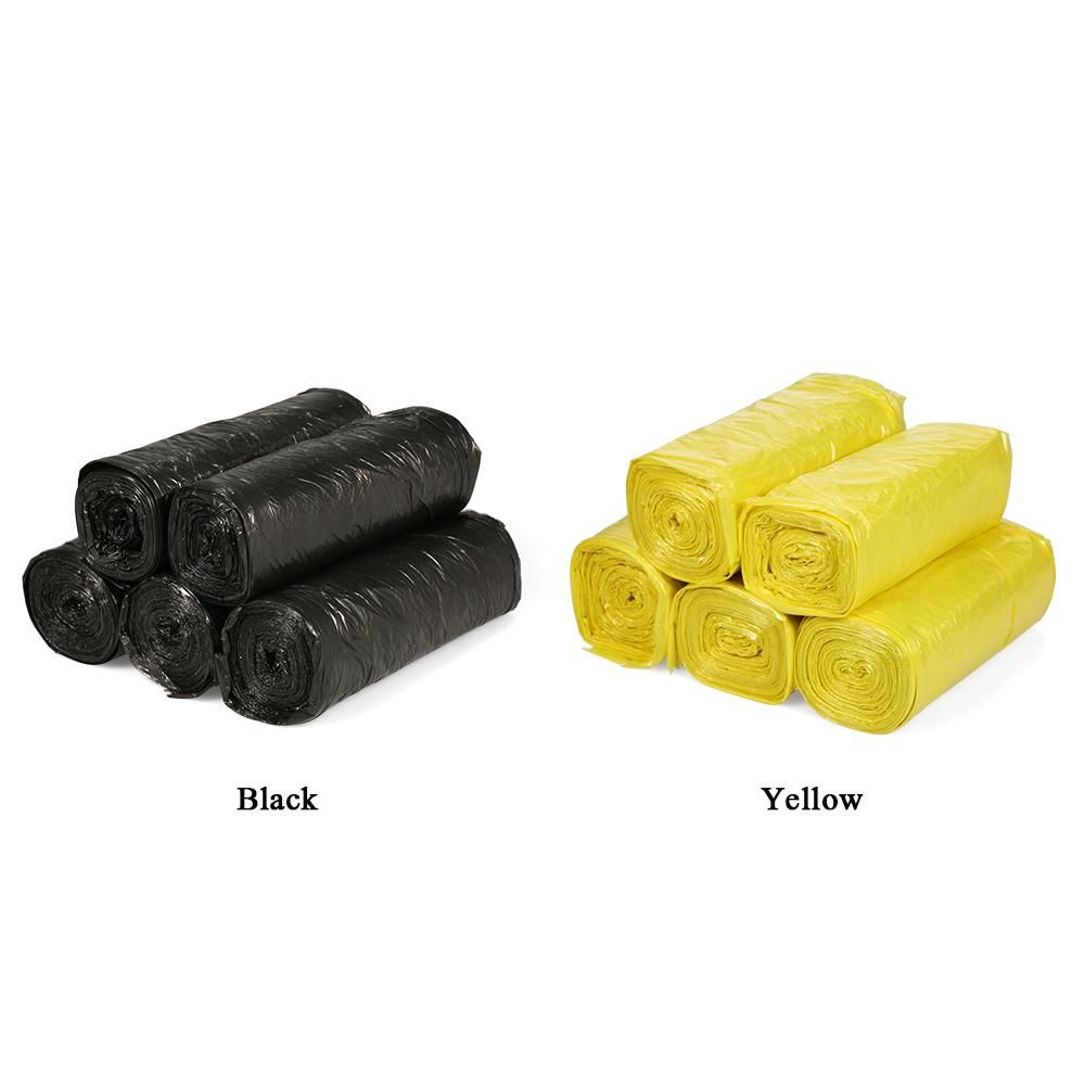 100pcs Plastic Bag Trash Bags Waste Bin Bags 5 Rolls Garbage Bags 18