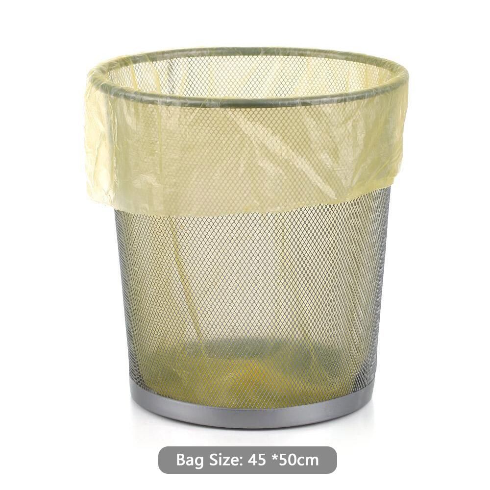 100pcs Plastic Bag Trash Bags Waste Bin Bags 5 Rolls Garbage Bags 18
