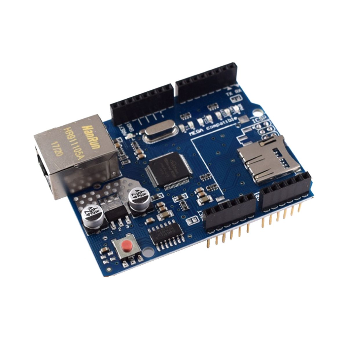 W5100 Network Expansion Board SD Card Slot Network Expansion Board Quick Connection Network Expansion Board Module