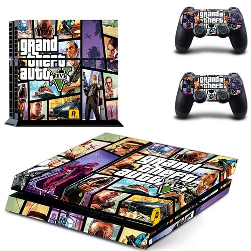 Grand Theft Auto V GTA 5 PS4 Skin Sticker Decal For Sony
