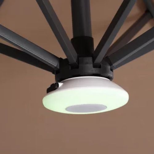 New Modern Outdoor Canopy Umbrella With Solar Led Light