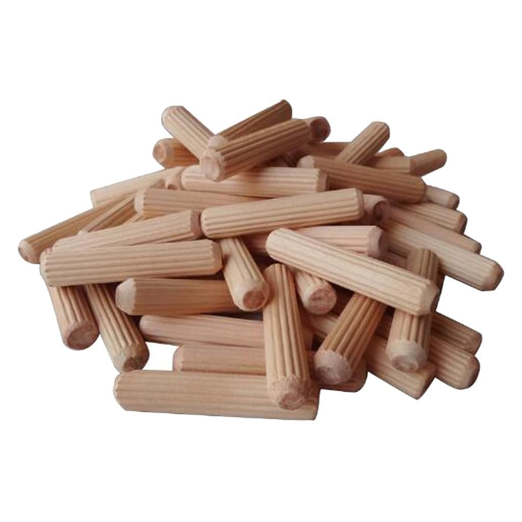 200Pcs Natural Wooden Dowel Rods Craft Sticks Working