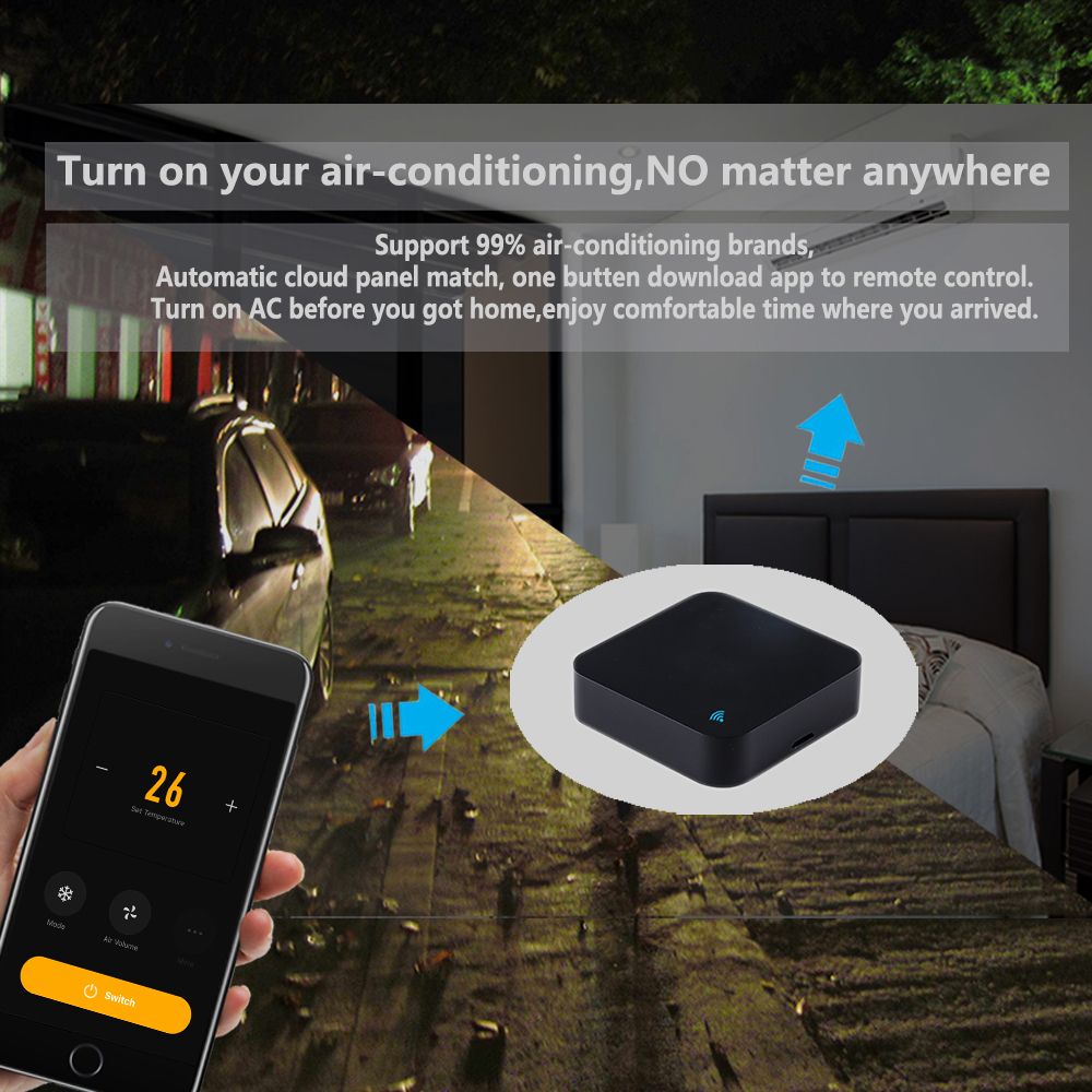 IR Remote Control Smart Wifi Universal Infrared Tuya For Smart Home Control For TV DVD AUD AC Works With Amz Alexa Google Home