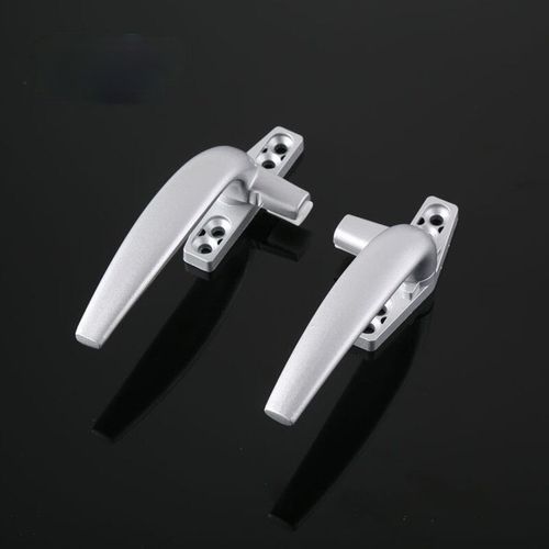 Aluminum Alloy Window Handle With Lock Inner Flat Open Inner Open Curtain