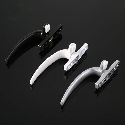 Aluminum Alloy Window Handle With Lock Inner Flat Open Inner Open Curtain