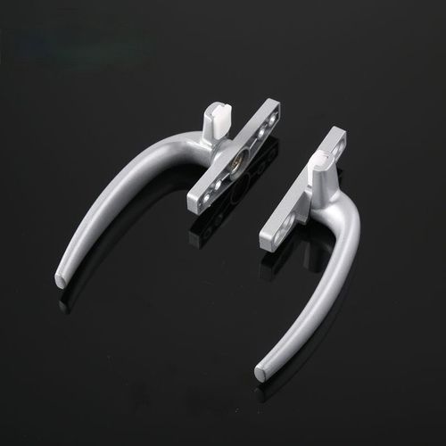 Aluminum Alloy Window Handle With Lock Inner Flat Open Inner Open Curtain