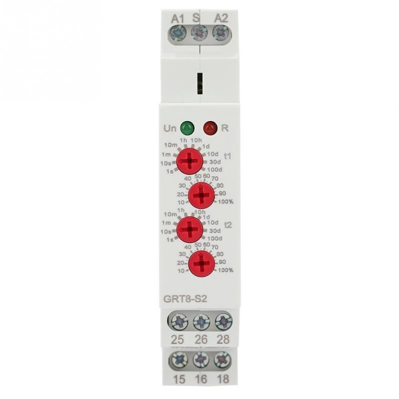 GRT8-S2 ON/OFF Time Cycle 230V Timer AC Repeat Relay Mini Asymmetric Cycle
