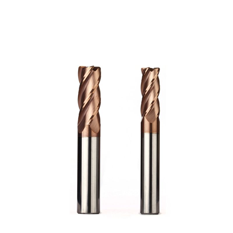 D10 L75 R2 Rounded End Milling Tool Machine Parts 4 Flute Radius 35 Degree Carbide Lathe Cutter