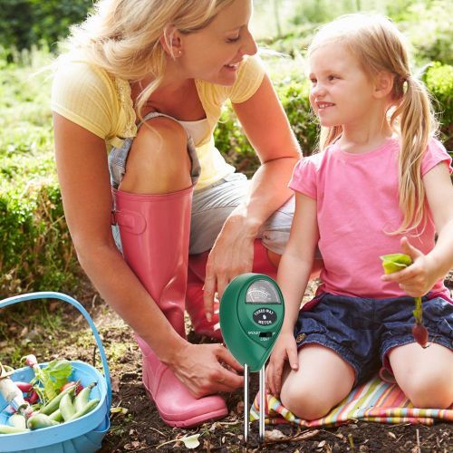 Soil PH Tester 3-in-1 Moisture Sensor Meter Sunlight PH Soil Test Kits Soil PH Tester For Garden Romote Plants Healthy Growth