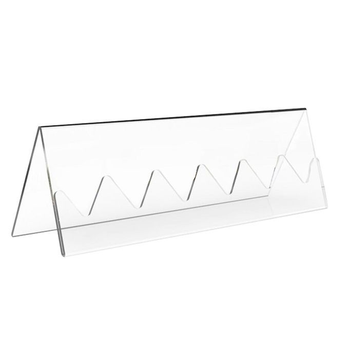 1x 6 Coin Display Rack Holder Transparent Acrylic Frame Stand Holds 6