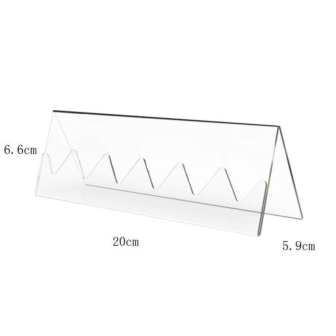 1x 6 Coin Display Rack Holder Transparent Acrylic Frame Stand Holds 6
