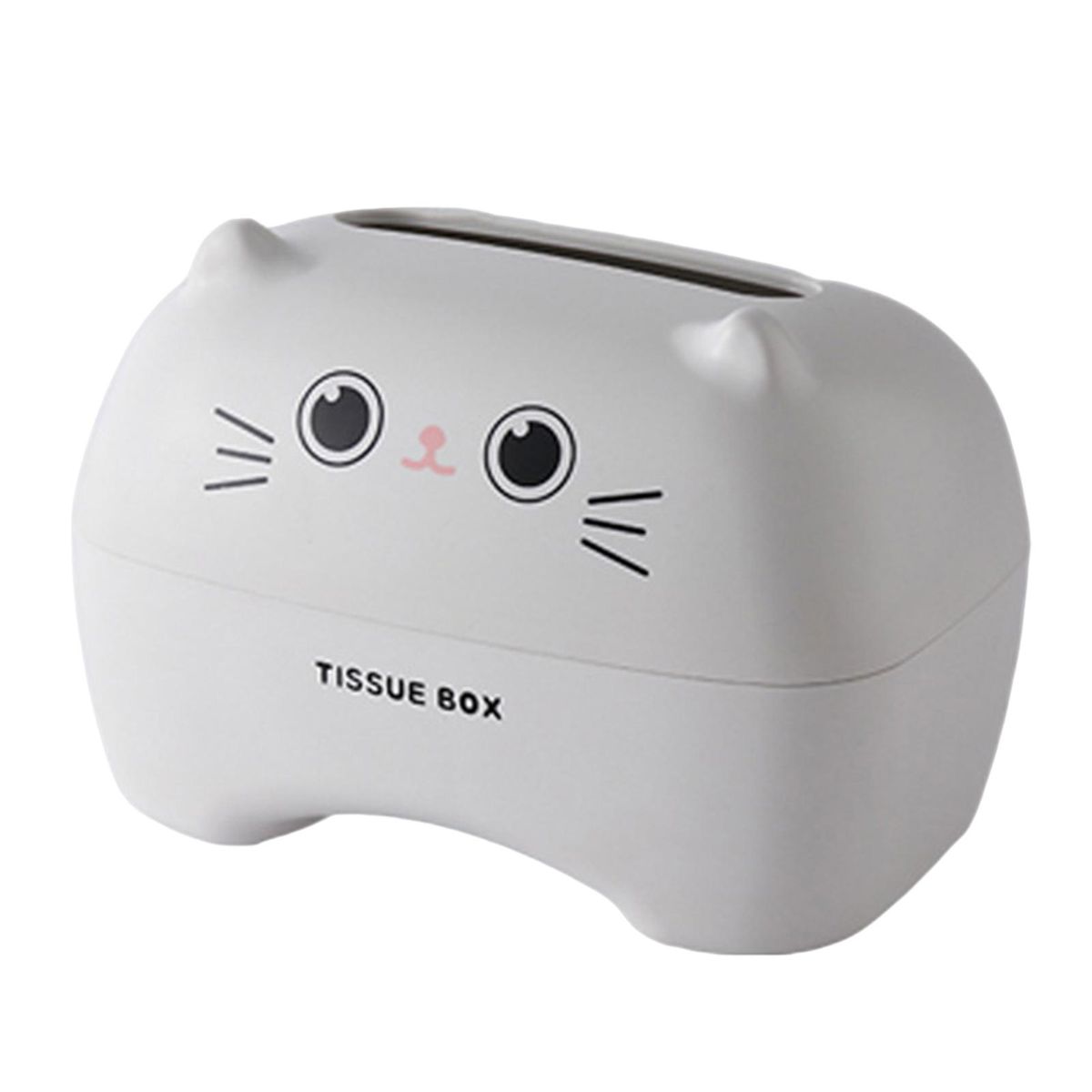 Cartoon Tissue Box Tissue Box Living Room Bedroom Organizer White