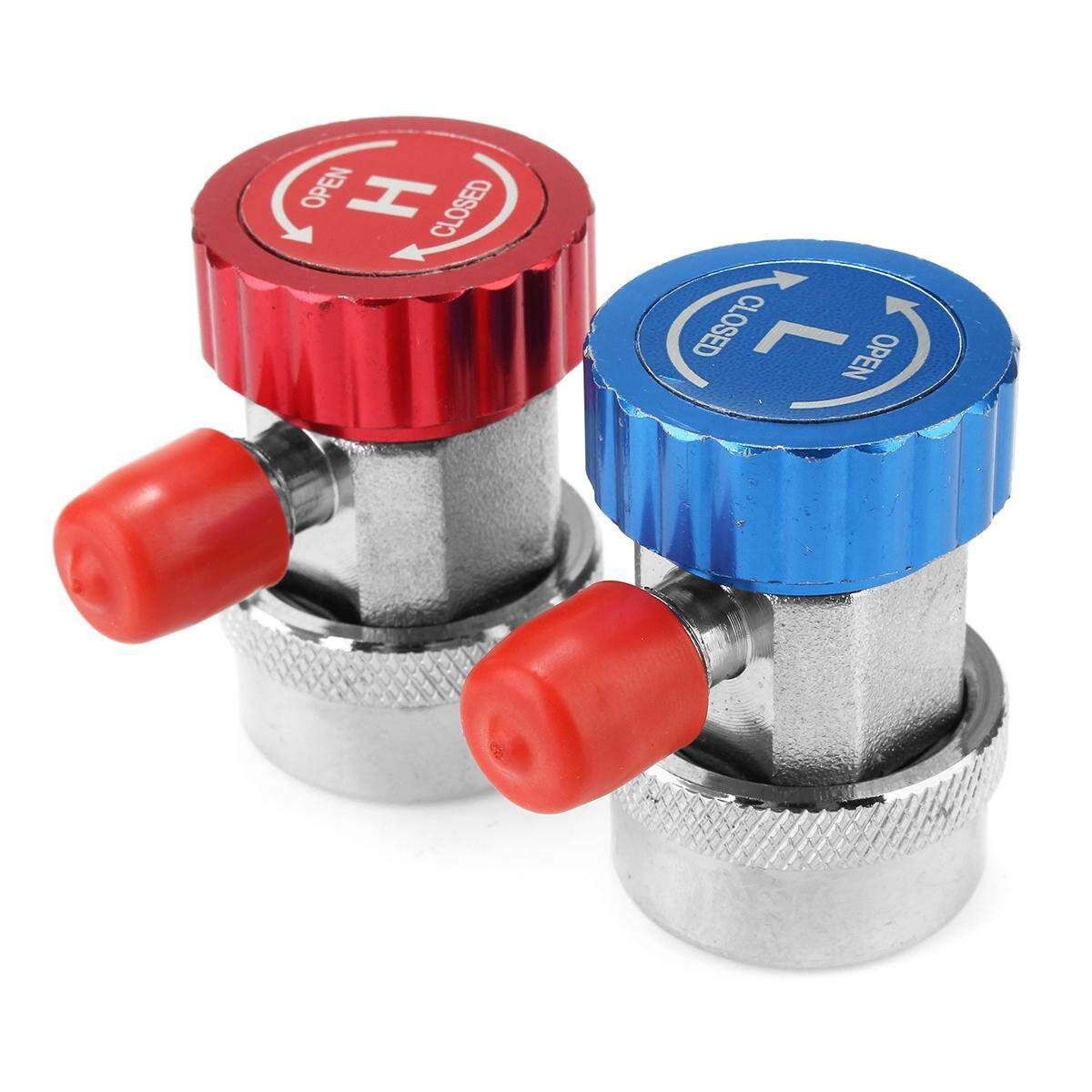 Auto R134A Straight Column Fluoride Quick Coupler Car Air Conditioner Adapter
