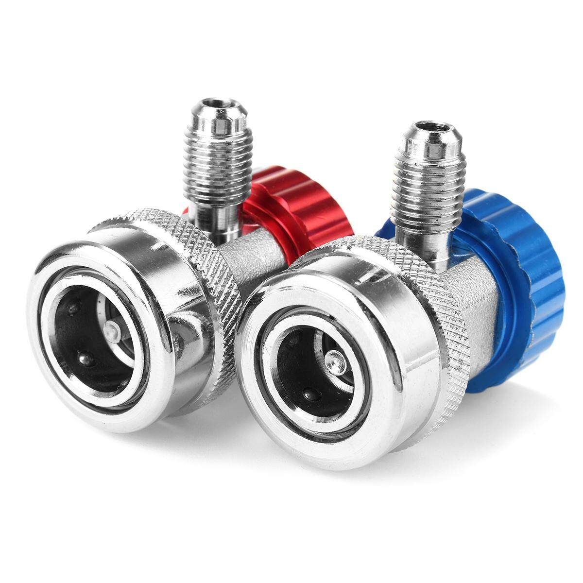 Auto R134A Straight Column Fluoride Quick Coupler Car Air Conditioner Adapter