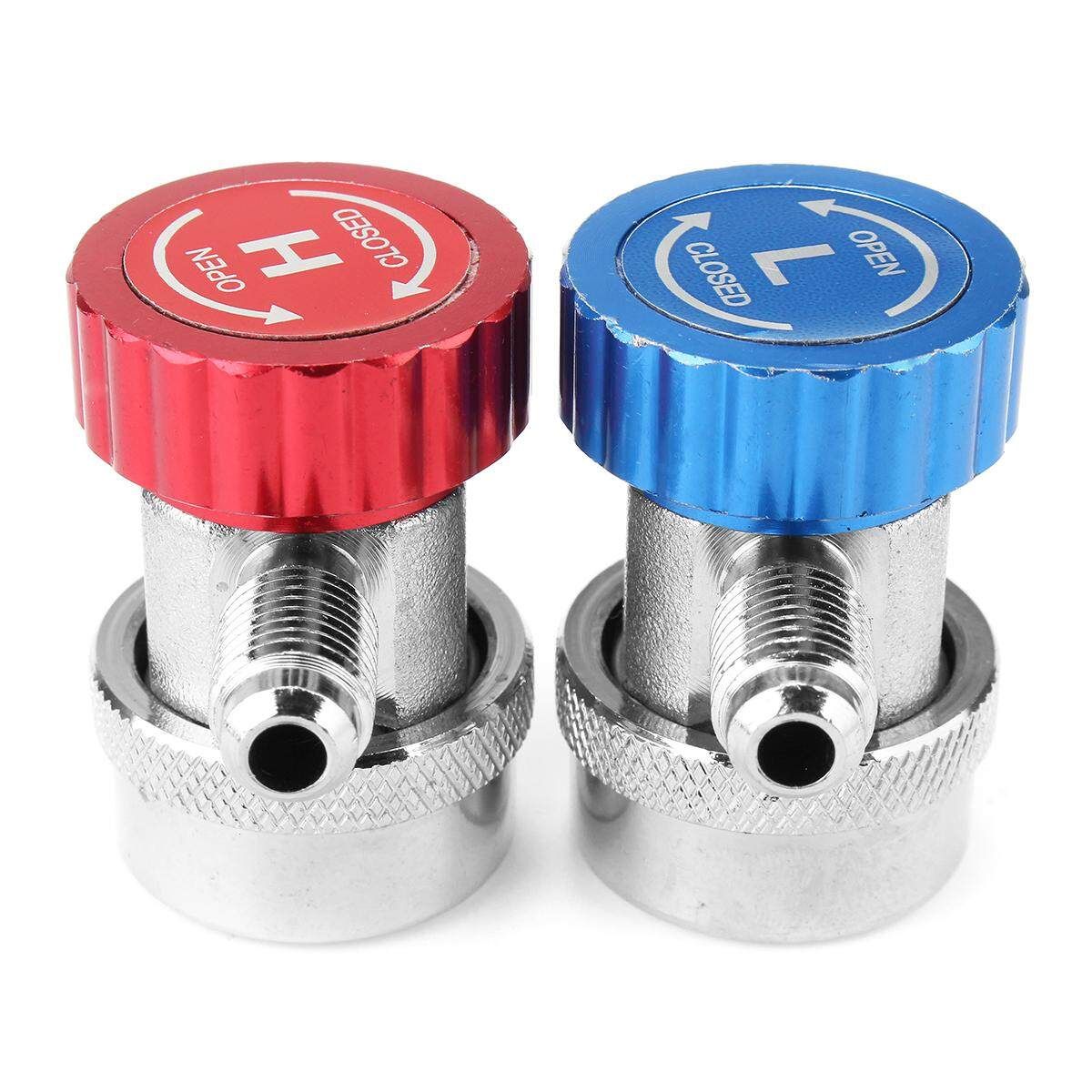 Auto R134A Straight Column Fluoride Quick Coupler Car Air Conditioner Adapter