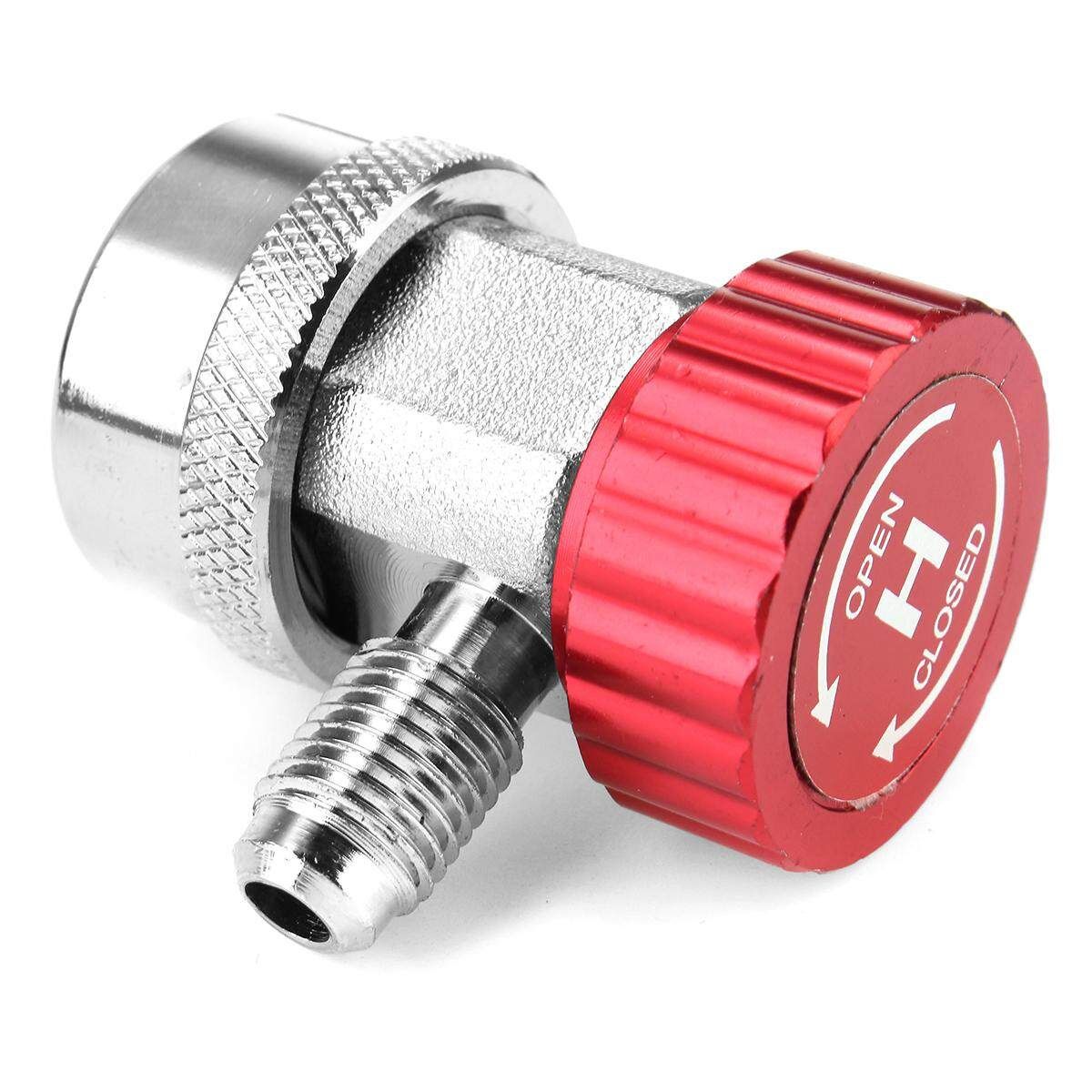 Auto R134A Straight Column Fluoride Quick Coupler Car Air Conditioner Adapter