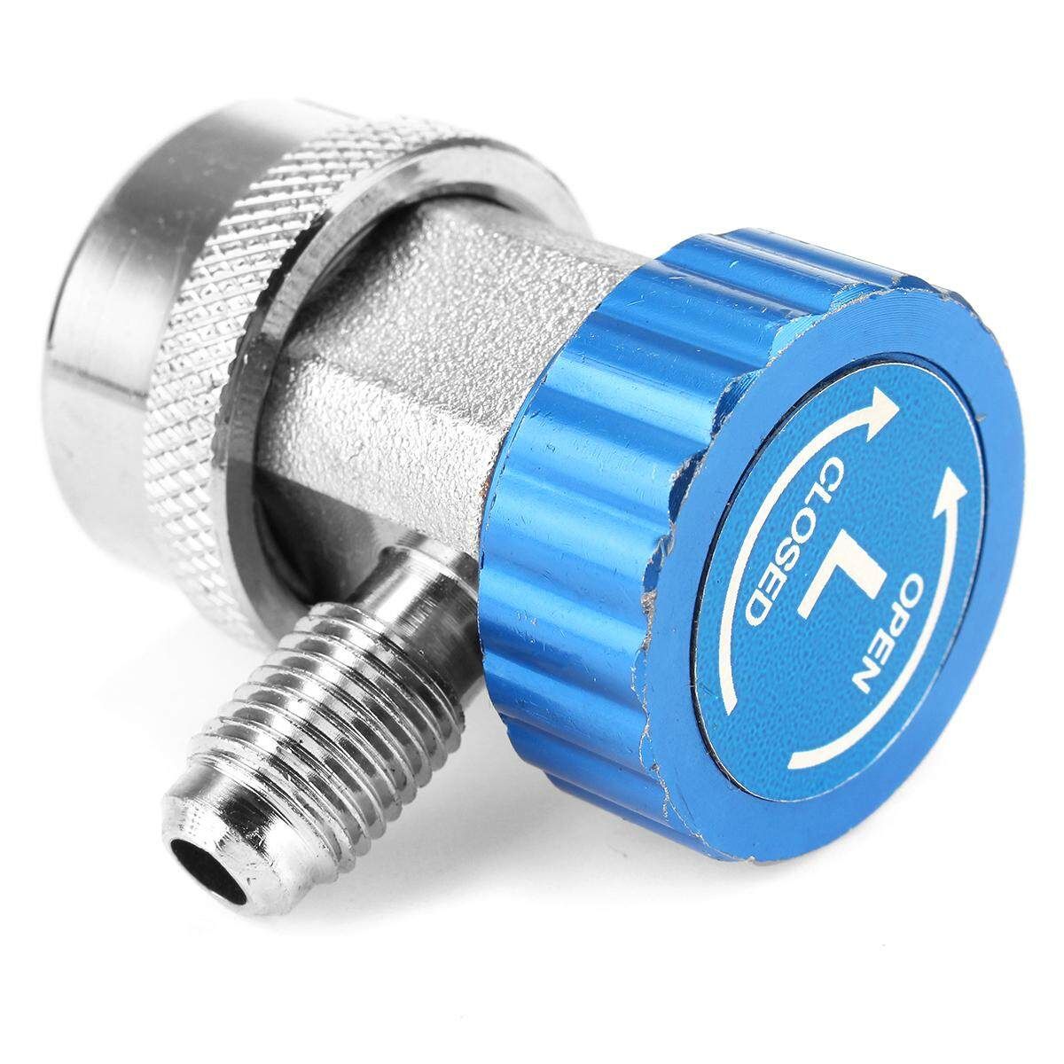 Auto R134A Straight Column Fluoride Quick Coupler Car Air Conditioner Adapter