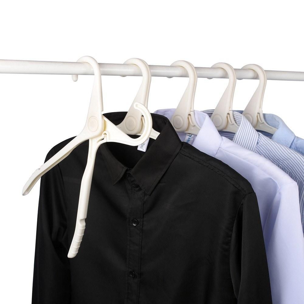 5pcs/set Clothes Hanger Folding Hanger Set of 5pcs Portable Coat Hanger Foldable Clothes Drying Rack for Traveling Business Trip