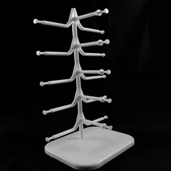 Sunglasses Display Rack Eyeglass Glasses Frame Stand Organizer White