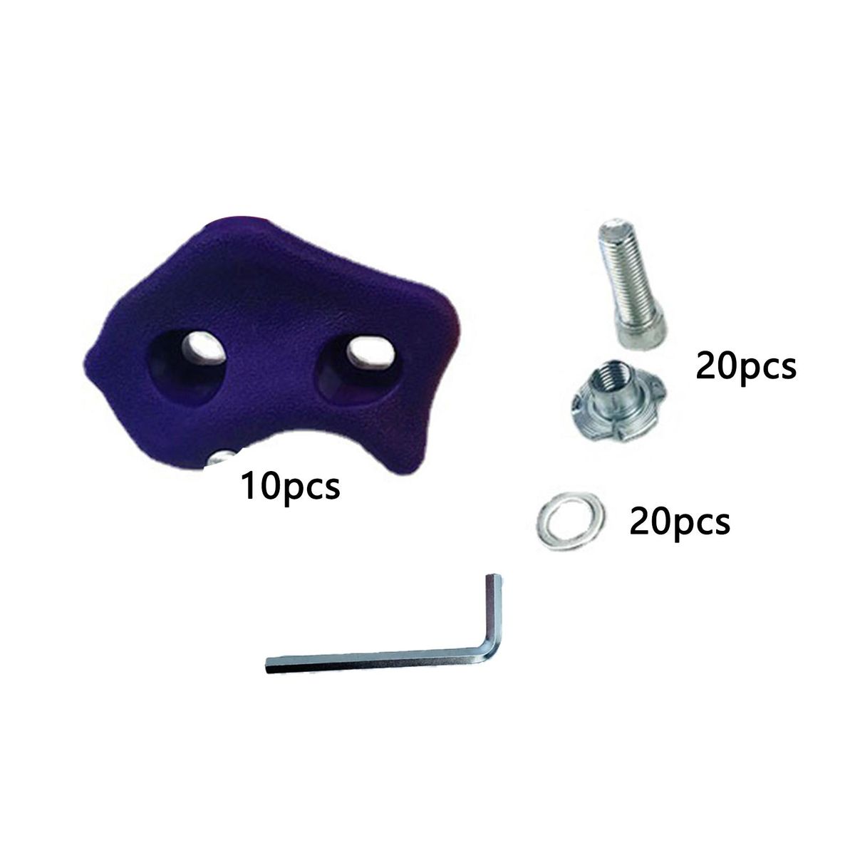 10Pcs Climbing Rock Indoor Outdoor Playground Play Set