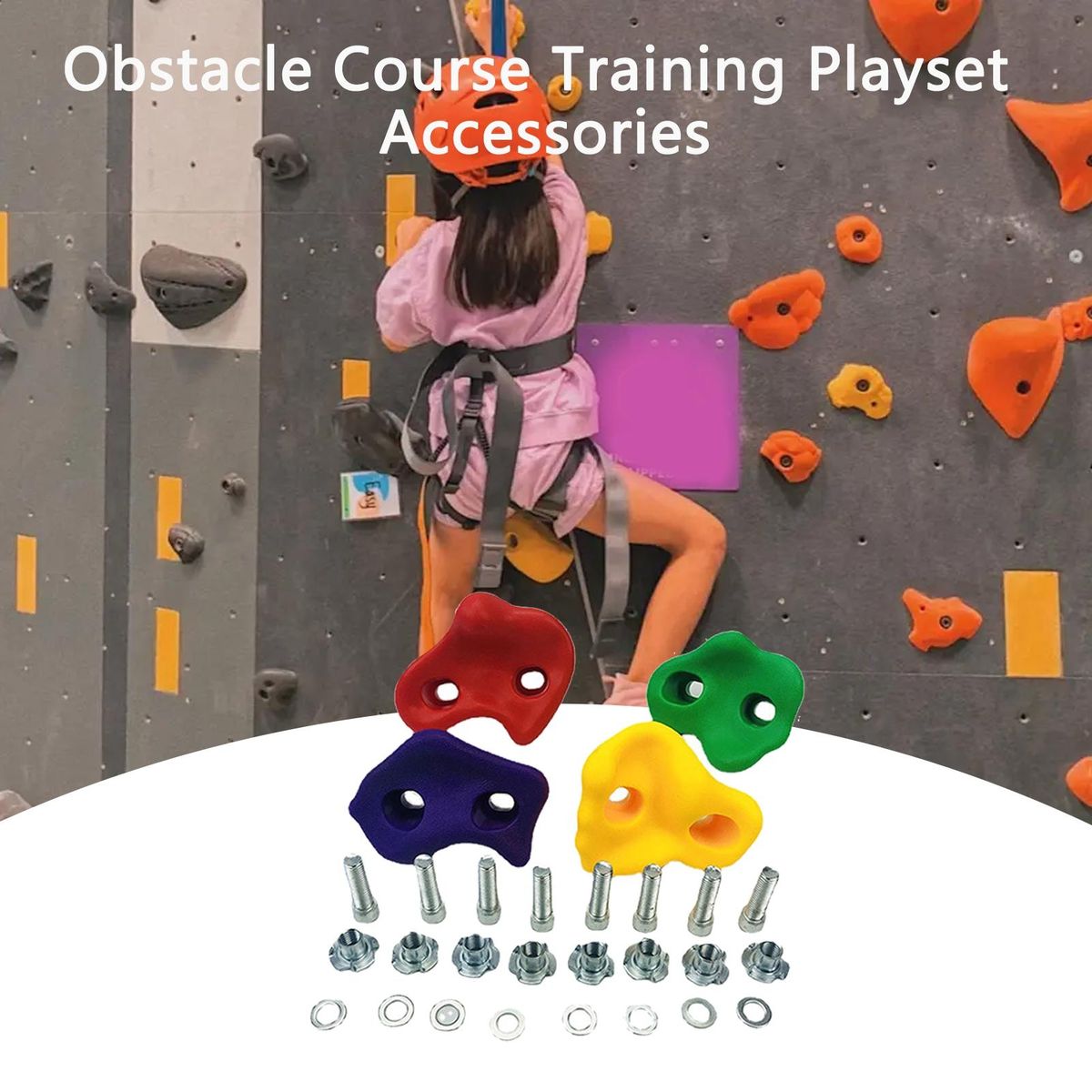10Pcs Climbing Rock Indoor Outdoor Playground Play Set