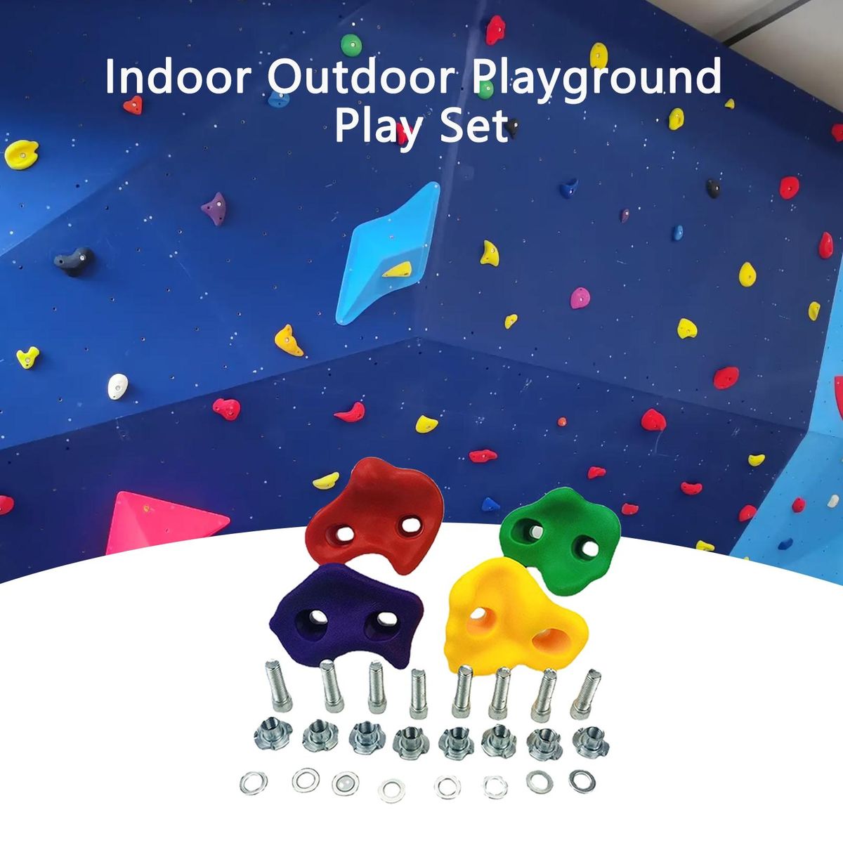 10Pcs Climbing Rock Indoor Outdoor Playground Play Set