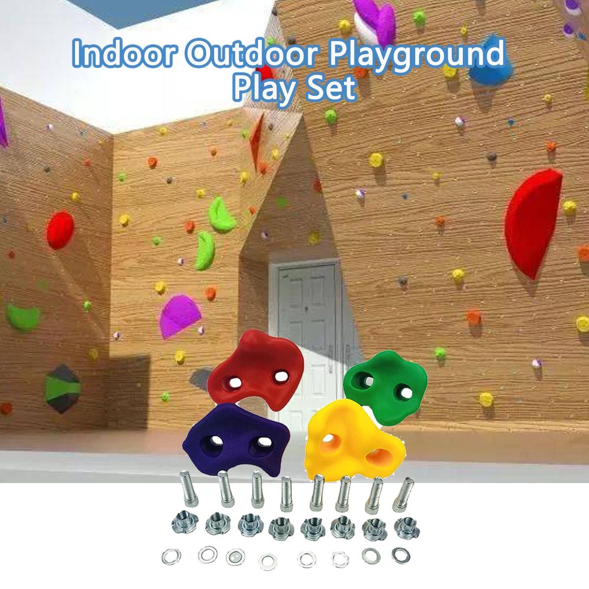 10Pcs Climbing Rock Indoor Outdoor Playground Play Set