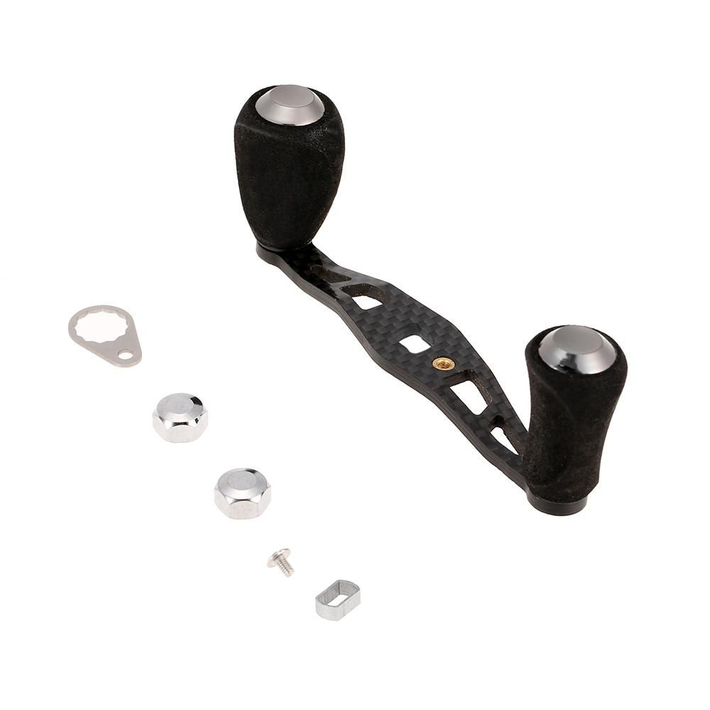 Fishing Reel Handle Carbon Baitcasting Fishing Reel Handle Trolling Reel Handle Left Right Ultralight Reel Handle Reel Crank Accessory