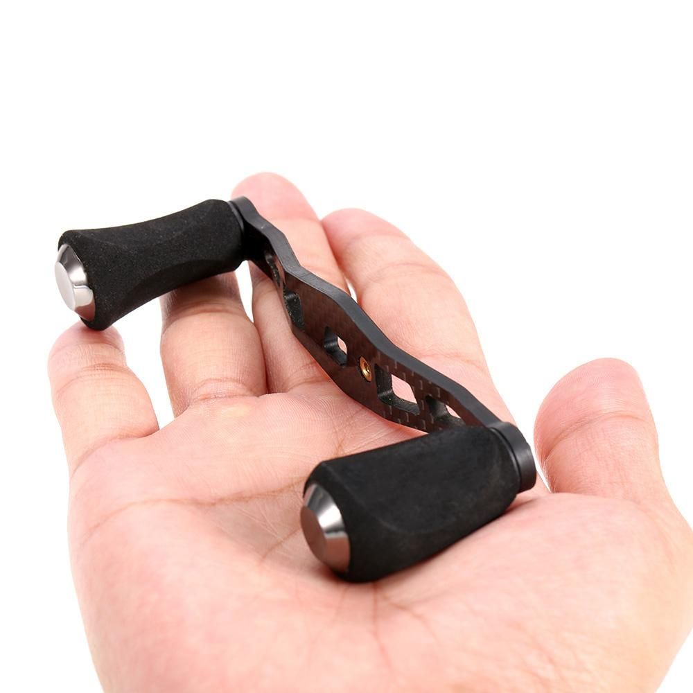 Fishing Reel Handle Carbon Baitcasting Fishing Reel Handle Trolling Reel Handle Left Right Ultralight Reel Handle Reel Crank Accessory