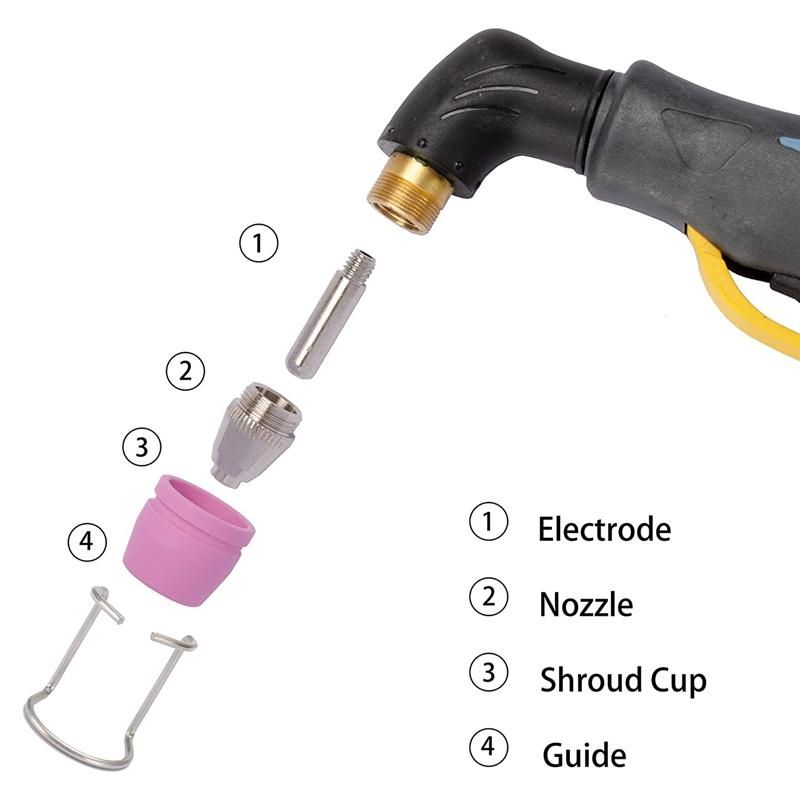AG60 SG-55 WSD-60 Plasma   Torch Tip Nozzles Consumables Kit Plasma  Accessories 50PK