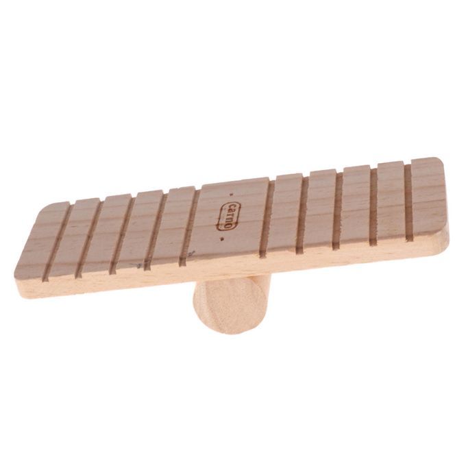 Natural Wood Cask Cage Toy Pet Hamster Mice Guinea Pigs Excise Toy