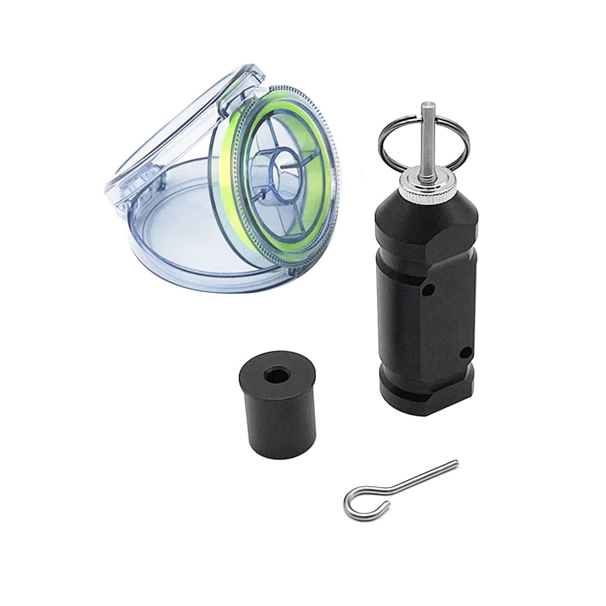 Perimeter Trip Alarm Kit 360º Loud Sound Early Warning Security System for Camping and Security Property Safety(A)