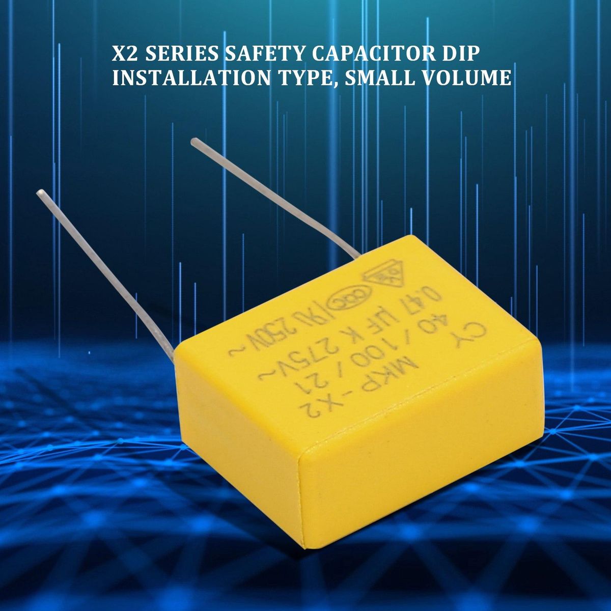 AC 275V 047uF Polypropylene Film Safety Capacitors 10 Pcs
